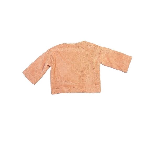 Madewell Superfurry Top Sweater Tinted Blush Pink Boxy Oversized Cozy Size Small - Picture 8 of 11